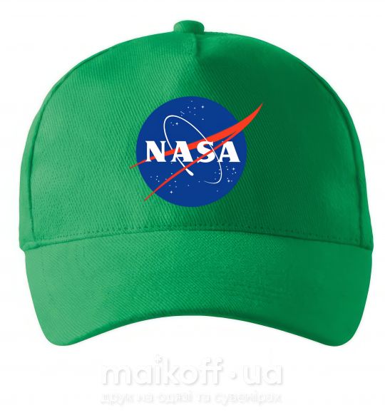 Кепка NASA logo Зеленый фото