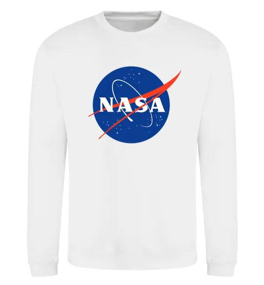 Свитшот NASA logo Белый фото