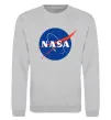 Свитшот NASA logo Серый меланж фото