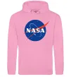 Мужская толстовка (худи) NASA logo Розовый фото