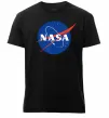 Мужская премиум футболка NASA logo Черный фото