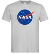 Мужская футболка NASA logo Серый Мужская футболка NASA logo Серый фото