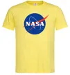 Мужская футболка NASA logo Лимонный Мужская футболка NASA logo Лимонный фото