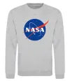 Свитшот NASA logo Серый меланж Свитшот NASA logo Серый меланж фото