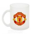 Чашка скляна Manchester United logo Фроузен фото