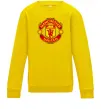 Детский Свитшот Manchester United logo Солнечно желтый фото