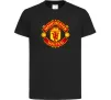 Детская футболка Manchester United logo Черный фото