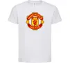 Детская футболка Manchester United logo Белый фото