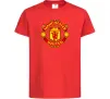Детская футболка Manchester United logo Красный фото