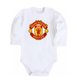 Детский боди Manchester United logo Белый фото