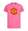 Дитяча футболка Manchester United logo Яскраво-рожевий фото