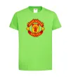 Дитяча футболка Manchester United logo Лаймовий фото