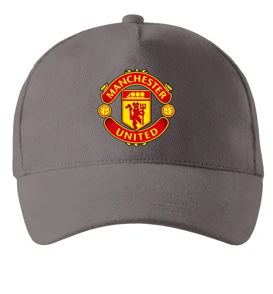 Кепка Manchester United logo Серый фото
