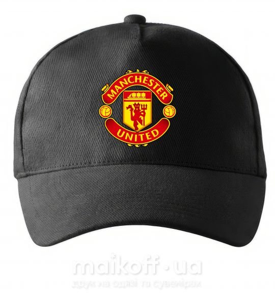 Кепка Manchester United logo Черный фото
