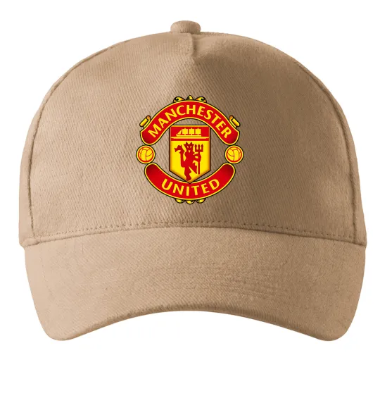 Кепка Manchester United logo Песочный фото