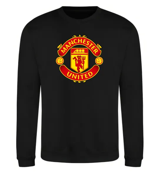Світшот Manchester United logo Чорний фото