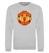 Світшот Manchester United logo Сірий меланж фото