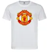 Мужская футболка Manchester United logo Белый фото