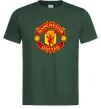 Мужская футболка Manchester United logo Темно-зеленый фото