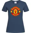 Жіноча футболка Manchester United logo Темно-синій фото