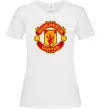 Жіноча футболка Manchester United logo Білий фото