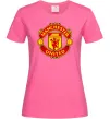 Жіноча футболка Manchester United logo Яскраво-рожевий фото