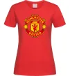 Жіноча футболка Manchester United logo Червоний фото