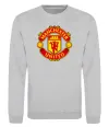 Свитшот Manchester United logo Серый меланж фото
