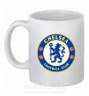 Чашка керамическая Chelsea FC logo Белый фото