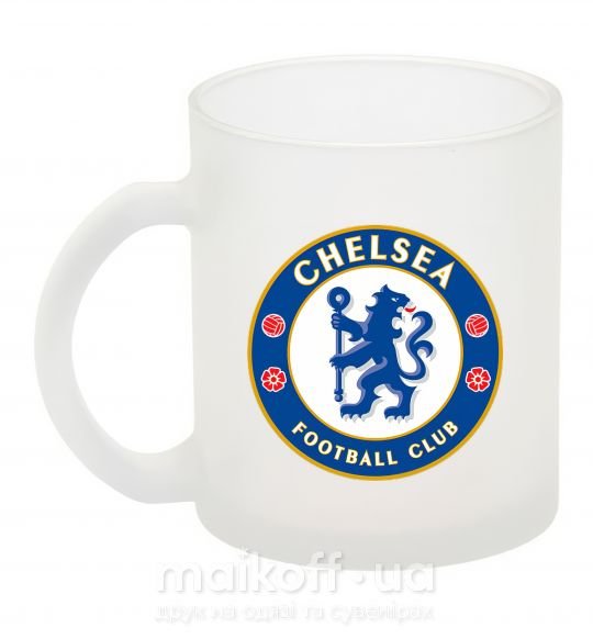 Чашка стеклянная Chelsea FC logo Фроузен фото