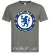 Чоловіча футболка Chelsea FC logo Графіт фото