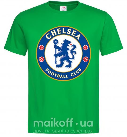Мужская футболка Chelsea FC logo Зеленый фото