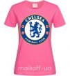Жіноча футболка Chelsea FC logo Яскраво-рожевий фото