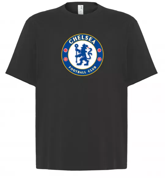 Футболка Оверсайз Chelsea FC logo Чорний фото