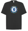 Футболка Оверсайз Chelsea FC logo Чорний фото