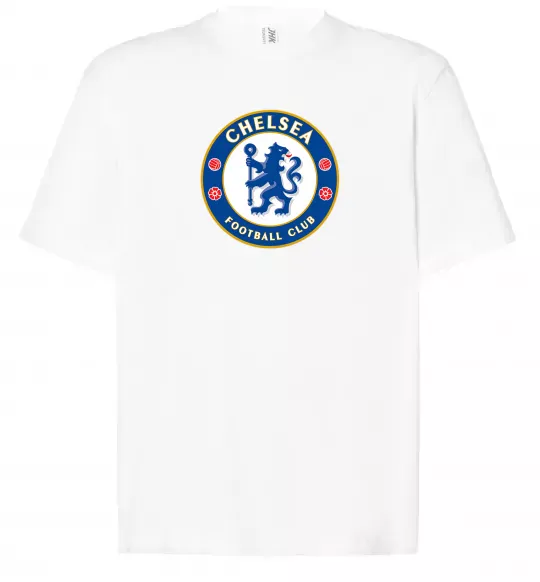Футболка Оверсайз Chelsea FC logo Білий фото