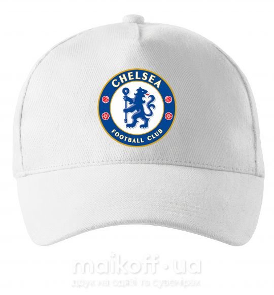 Кепка Chelsea FC logo Білий фото