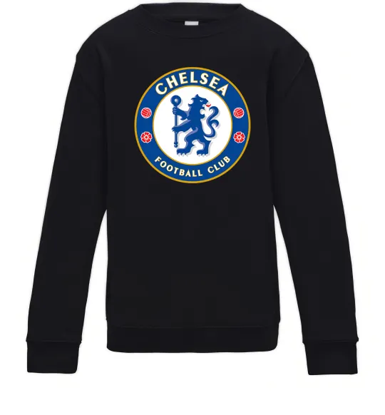 Детский Свитшот Chelsea FC logo Черный фото
