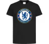 Дитяча футболка Chelsea FC logo Чорний фото