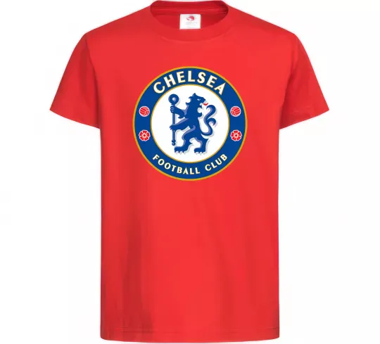 Дитяча футболка Chelsea FC logo Червоний фото