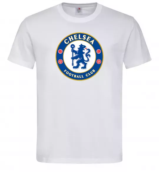 Мужская футболка Chelsea FC logo Белый фото