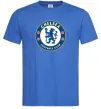 Мужская футболка Chelsea FC logo Ярко-синий фото