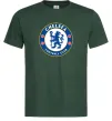 Мужская футболка Chelsea FC logo Темно-зеленый фото