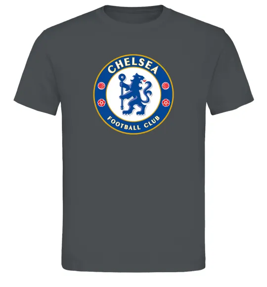 Мужская футболка Chelsea FC logo Графит фото