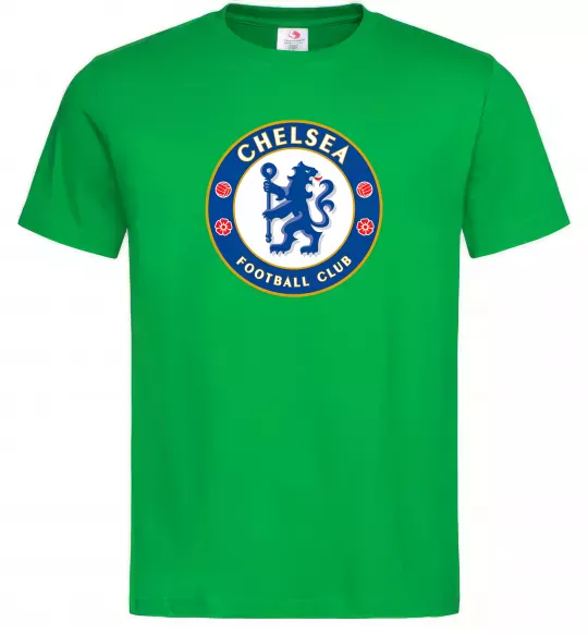 Мужская футболка Chelsea FC logo Зеленый фото