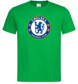 Мужская футболка Chelsea FC logo Зеленый фото