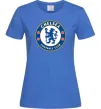 Женская футболка Chelsea FC logo Ярко-синий Женская футболка Chelsea FC logo Ярко-синий фото