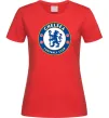 Женская футболка Chelsea FC logo Красный Женская футболка Chelsea FC logo Красный фото