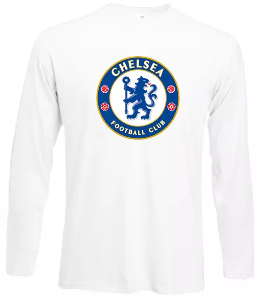 Лонгслів Chelsea FC logo Білий фото