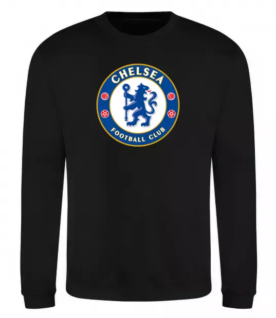 Світшот Chelsea FC logo Чорний фото